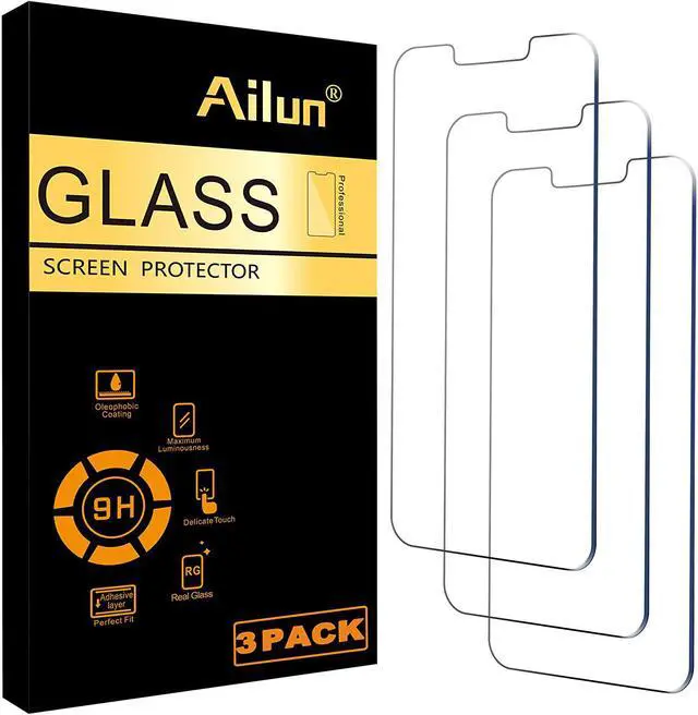 Main image of Screen Protector for iPhone 16e / iPhone 14 / iPhone 13 / iPhone 13 Pro [6.1 Inch] Display 3 Pack Tempered Glass Case Friendly [Not for iPhone 16 6.1 Inch]