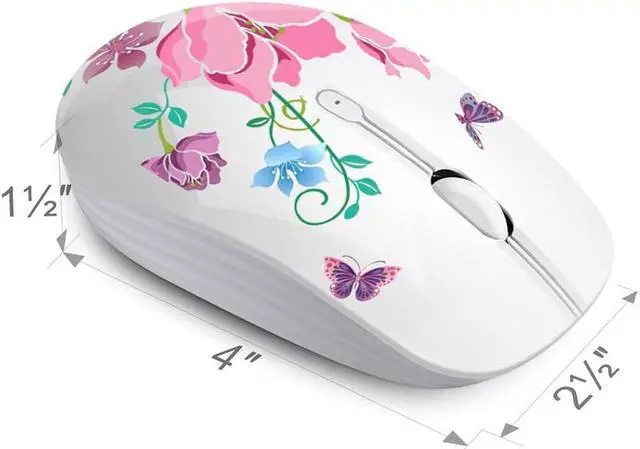 Alt view image 2 of 6 - Wireless Mouse with Nano Receiver for PC, Laptop, Notebook, Computer, MacBook, Less Noise, Portable Mobile Optical Mice