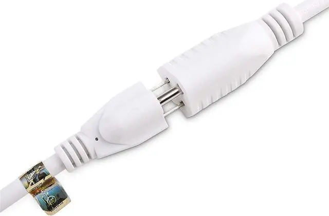 Alt view image 5 of 5 - Cable Matters 2-Pack 16 AWG Heavy Duty Power Extension Cord 6 ft in White UL Listed (Power Cord Extension / 3 Prong Extension Cords NEMA 5-15P to NEMA 5-15R)
