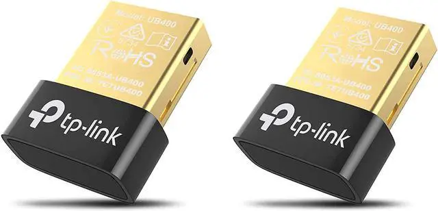 Main image of TP-Link USB Bluetooth Adapter for PC (UB400), Bluetooth Dongle Supports Windows PC for Desktop, Laptop, Mouse, Keyboard, Printers, Headsets, Speakers, PS4/ Xbox Controllers - Bulk Packaging - 2 Pack