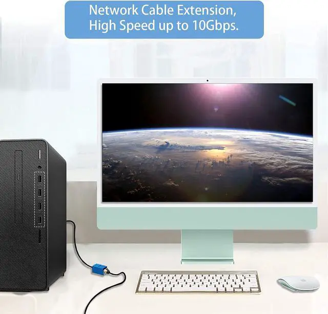 Alt view image 6 of 7 - RJ45 Network Coupler, Ethernet Cable Extender Female to Female, Cat6 Inline Coupler Connector, for Cat7/Cat6/Cat5/Cat5e Ethernet Extension Cable (6 PCS Blue)