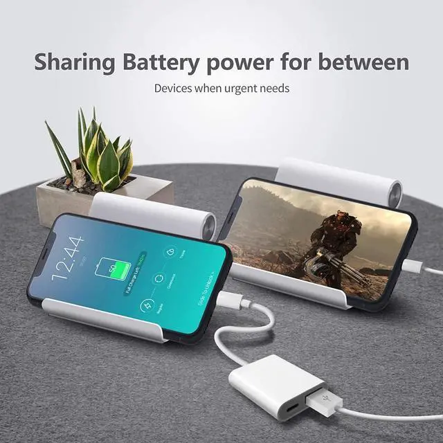 Alt view image 7 of 7 - Lightning to USB 3.0 OTG Adapter for iPhone iPad USB Camera Adapter with Fast Charging Port