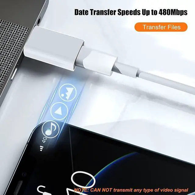 Alt view image 5 of 7 - USB C Female to USB A Male Adapter Compatible with Apple MagSafe Charger,USB Type C to A Charger Cable Connector for iPhone 11 12 Mini Pro Max,Airpods iPad,Samsung Galaxy Note,Google Pixel 5 4 3 2 XL