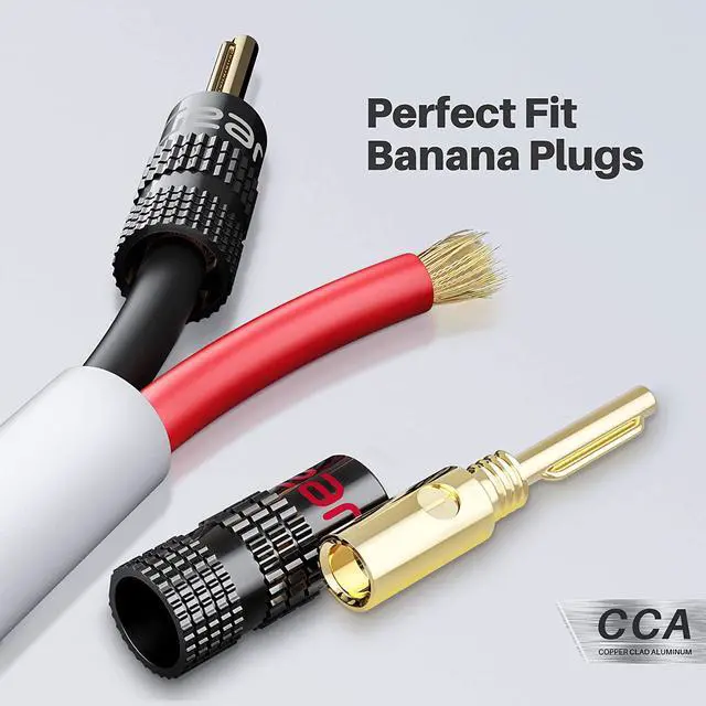 Alt view image 7 of 7 - GearIT 16/2 Speaker Wire (100 Feet) 16 Gauge (Copper Clad Aluminum) - Fire Safety in Wall Rated Audio Speaker Wire Cable / CL2 Rated / 2 Conductors - CCA, 100ft
