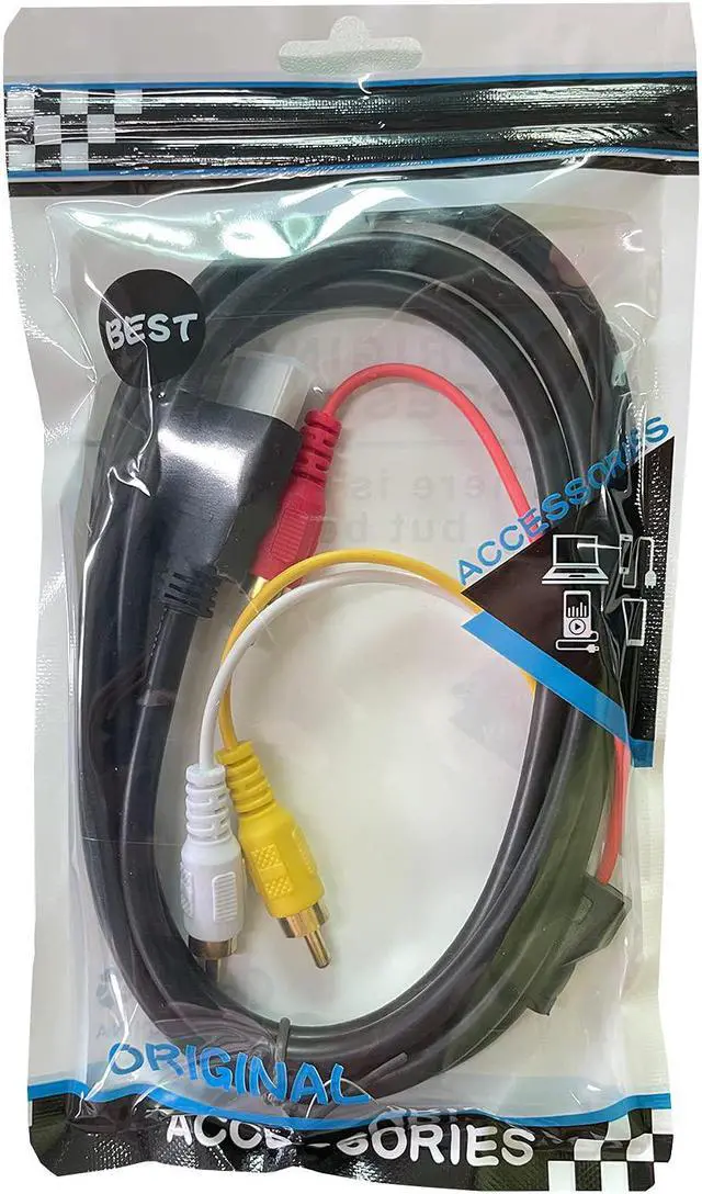 Alt view image 7 of 7 - HDMI to RCA Cable Eanetf 1080P 5ft/1.5m HDMI Male to 3-RCA Video Audio AV Cable Connector Adapter Transmitter for TV HDTV DVD