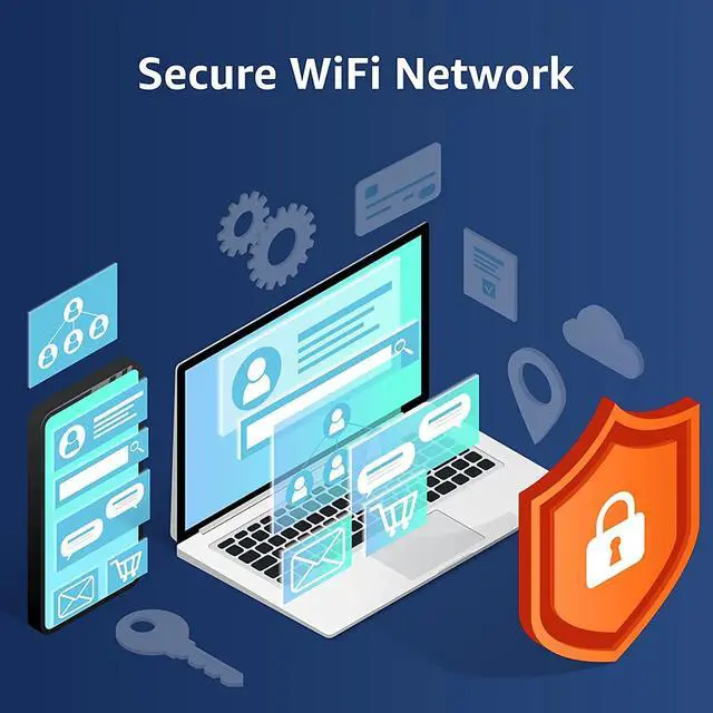 Alt view image 6 of 7 - High Speed Pro WiFi Router - Dual Band AC2100 Wireless Router for Streaming & Gaming Up to 35 Devices 2000 sq.ft Coverage 4X4 MU-MIMO USB Port Parental Control (Model: K8)
