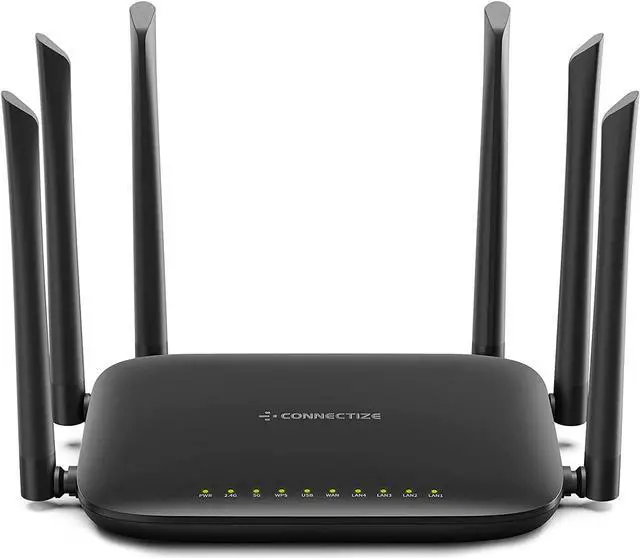 Main image of Gigabit WiFi Router AC2100 Dual Band High Speed Wireless Router for Home & Gaming 6 Antennas MU-MIMO for Superb 2300 Sq.Ft Coverage & 30+ Devices Easy Setup Parental Control(Model: G6)