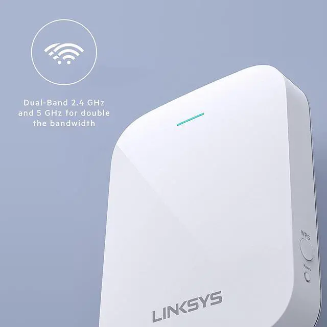 Alt view image 5 of 7 - Linksys WiFi Extender, WiFi 6 Range Booster, Dual-Band Booster, Internet Repeater, 2,000 Sq. ft Coverage, Speeds up to (AX1800) 1.8Gbps - RE7310