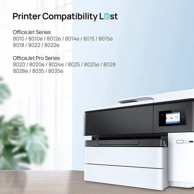 Alt view image 3 of 4 - 910XL Ink Cartridges  Printer  910 XL 910XL Ink Cartridges Compatible with Officejet Pro 8025e 8028e 8035e 8028 8025 Printer (2 Black 910XL Ink Cartridges)