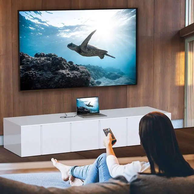 Alt view image 7 of 7 - USB C Hub HDMI Adapter for MacBook Pro 2019/2018/2017 5 in 1 Dongle USB-C to HDMI Sd/TF Card Reader and 2 Ports USB 3.0 (Space Gray)