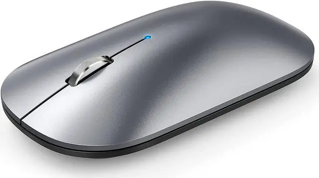 Main image of Bluetooth Mouse, Slim Silent Rechargeable Wireless Mouse Bluetooth 5.0/3.0 2.4G Portable Optical Cordless Mice with USB Receiver 4 Adjustable DPI for MacBook iPad Windows Computer Laptop PC