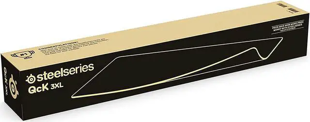 Alt view image 6 of 6 - SteelSeries QcK Gaming Mouse Pad - 3XL Cloth - Optimized For Gaming Sensors - Maximum Control