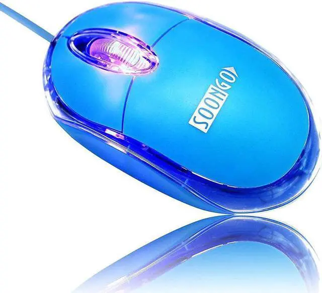 Alt view image 5 of 7 - Kids Mouse 2 Pack [Pink Blue] for Laptop Mini USB Optical Wired Mice fit for Kids Girls Lady use Compatible with Computer Laptop PC Desktop Windows 7/8/10/XP Vista and Mac
