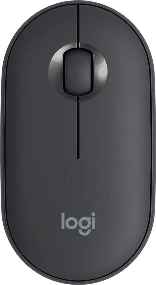 Main image of LOGI Pebble M350 Portable Wireless Mouse with Bluetooth or 2.4 GHz Receiver Silent Slim Computer Mouse with Quiet Click for Laptop Notebook PC and Mac - Graphite - Asian Version