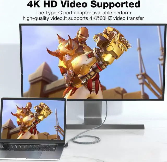 Alt view image 5 of 7 - USB-C 90 Degree Adapter 4Pack USB C Right Angle Adapter 100W 20Gbps 4K Video USBC Male to Female USBC L Shape Extender for iPhone 16 MacBook ROG Ally Steam Deck Switch Galaxy S25