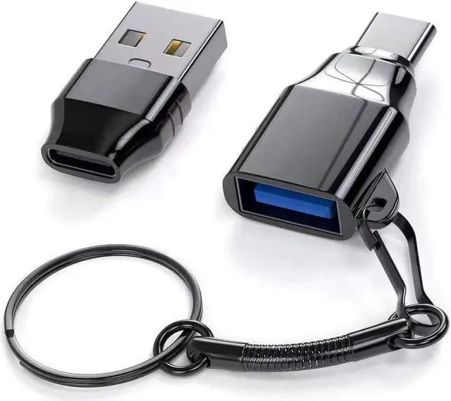 Main image of USB C to USB Adapter and USB to USB C Adapter USB C Male to USB Female Adapter and USB Male to USB C Female Adapter Compatible with USB/USB C/Type C or Thunderbolt 3 Devices