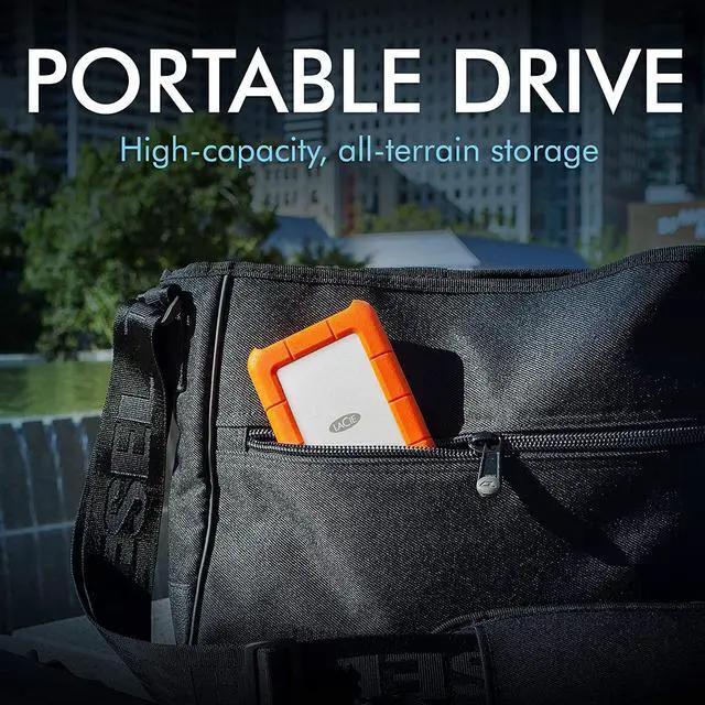 Alt view image 9 of 20 - LaCie 5TB Rugged Mini Portable Hard Drive USB 3.0 Model STJJ5000400 Orange