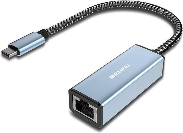 BENFEI USB-C to Ethernet Adapter, USB Type-C (Thunderbolt 3/4) to