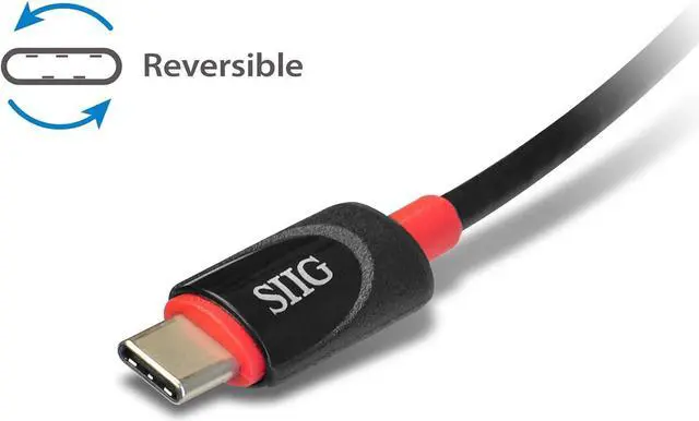 Alt view image 5 of 7 - SIIG USB Type C to Gigabit Ethernet Adapter - 10/100/1000 Mbps LAN adapter for Windows and Mac Systems, Thunderbolt 3 (Black)