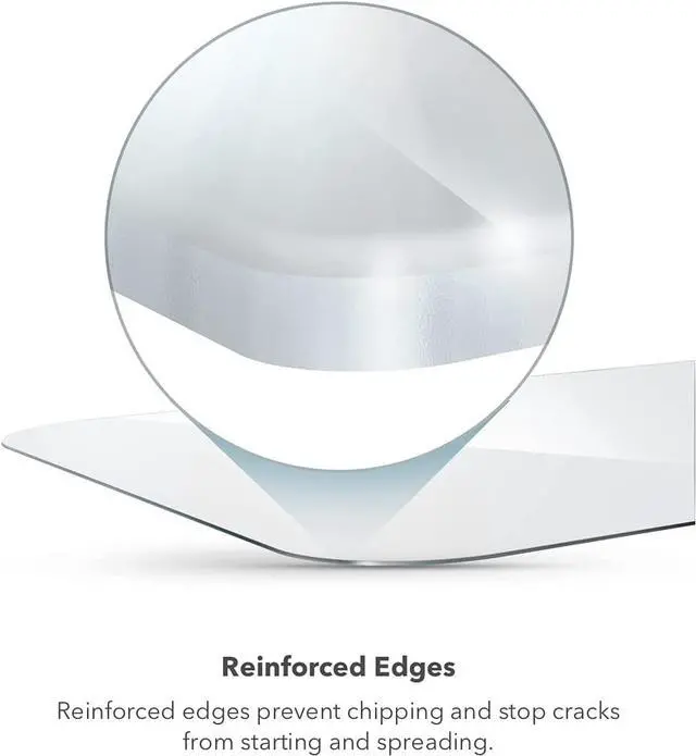 Alt view image 3 of 5 - ZAGG InvisibleShield Glass Elite Anti-Glare Screen Protector for Apple iPhone 14 Plus/ 13 Pro Max - 5X Shatter Protection, Anti-Fingerprint Technology, Easy to Install