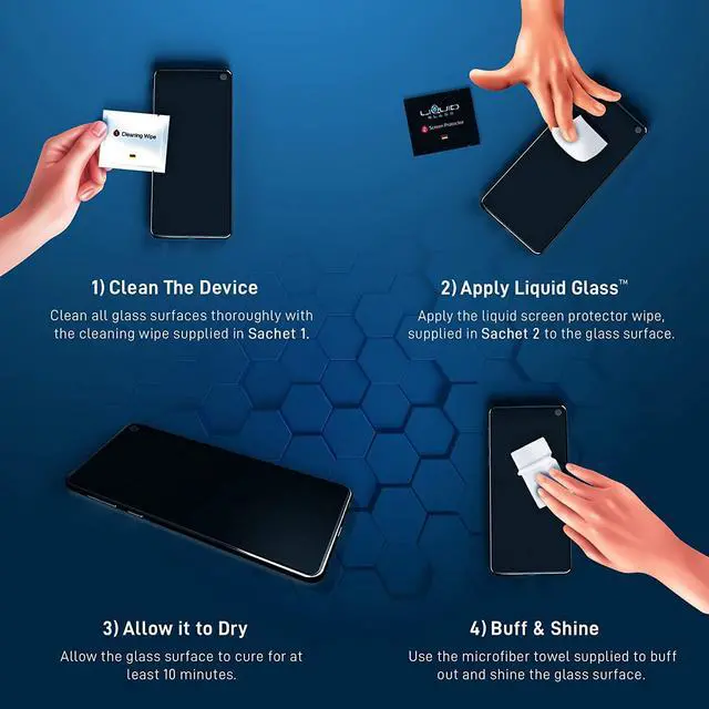 Alt view image 4 of 6 - Screen Protector Wipe On Scratch and Shatter Resistant Nano Protection for All Phones Tablets Smart Watches - Universal (New and Advanced)