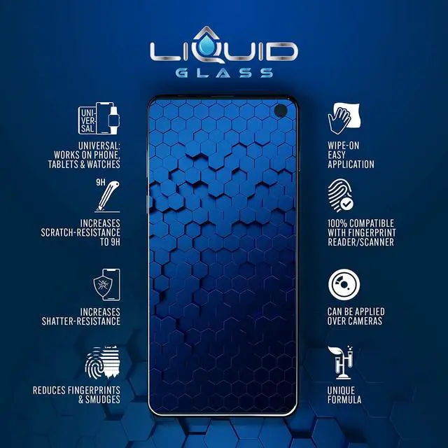 Alt view image 5 of 6 - Screen Protector Wipe On Scratch and Shatter Resistant Nano Protection for All Phones Tablets Smart Watches - Universal (New and Advanced)
