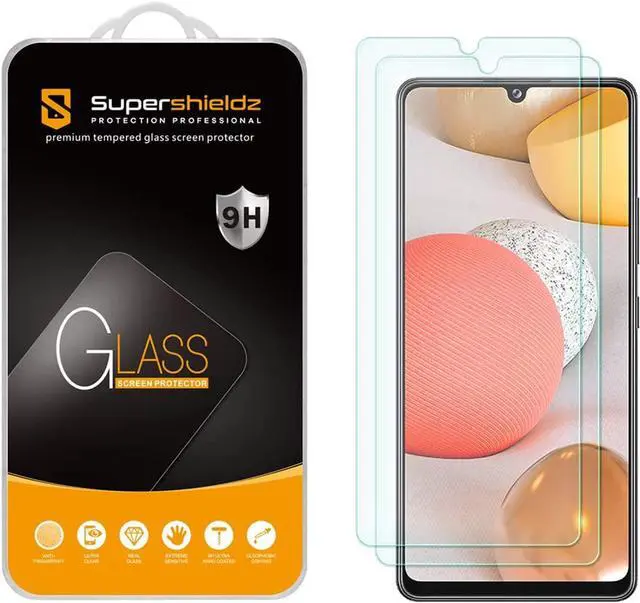 Main image of Supershieldz (2 Pack) Designed for Samsung Galaxy A42 5G Tempered Glass Screen Protector, Anti Scratch, Bubble Free