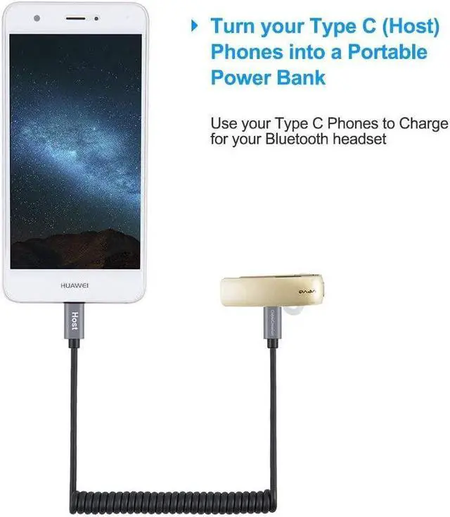 Alt view image 5 of 7 - Coiled Micro USB to USB C Cable 4FT CableCreation Coiled USB C to Micro USB OTG 480Mbps Type C to Micro USB Cable to USB C to USB Micro for MacBook Pro Air S21 S20 S10 Pixel 5/4/3/2 etc. 1.2M Black