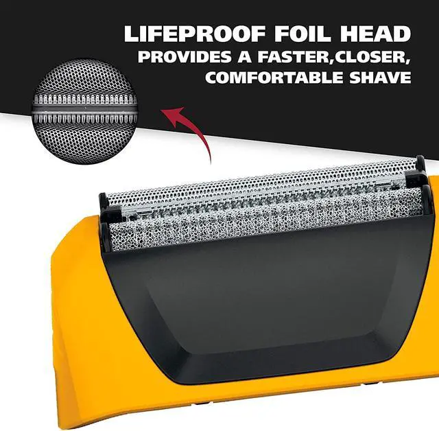 Alt view image 2 of 7 - Wahl Yellow Lifeproof Shaver Replacement Foils, Cutters and Head for 7061 Series - Model 7045-100