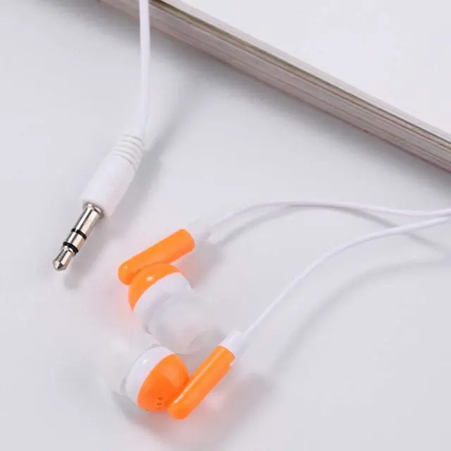 Alt view image 4 of 7 - CN-Outlet Kids Bulk Earbud Headphones 50 Pack Multi Colored, Individually Bagged, Wholesale Disposable Earphones Perfect for School Classroom Libraries Students (50Mixed)