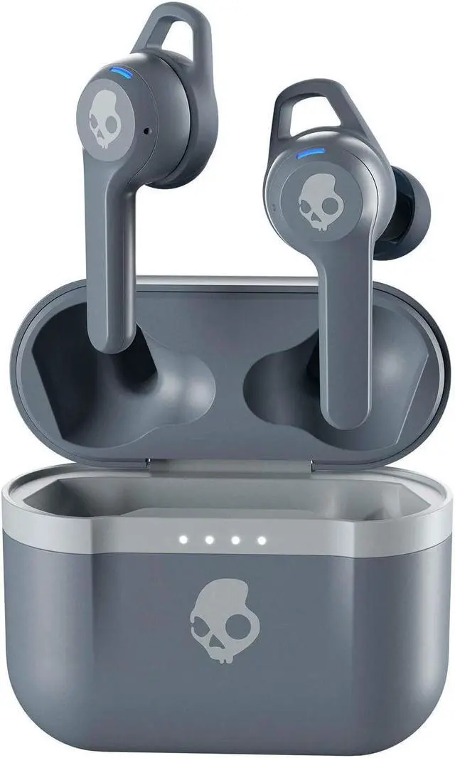 Alt view image 4 of 12 - Skullcandy Indy Evo Grey True Wireless Bluetooth Headphones