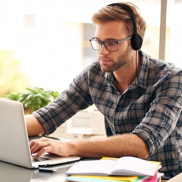 Alt view image 2 of 7 - Maeline Bulk On-Ear Headphones with 3.5 mm Headphone Plug - 30 Pack - Multi