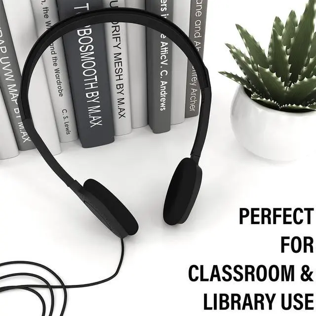 Alt view image 4 of 7 - Maeline Bulk On-Ear Headphones with 3.5 mm Headphone Plug - 30 Pack - Multi