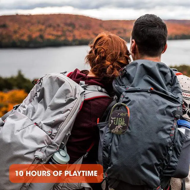 Alt view image 4 of 7 - Clip 4 - Portable Mini Bluetooth Speaker Big Audio and Punchy bass Integrated Carabiner IP67 Waterproof and dustproof 10 Hours of Playtime Speaker for Home Outdoor and Travel - (Squad)