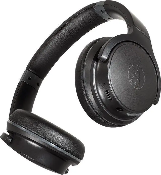 Alt view image 7 of 9 - Audio-Technica ATH-S220BTBK Wireless Over-Ear Headphones Black