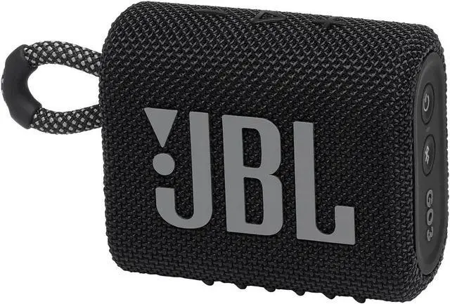 Alt view image 2 of 7 - Go 3: Portable Speaker with Bluetooth Built-in Battery Waterproof and Dustproof Feature - Black