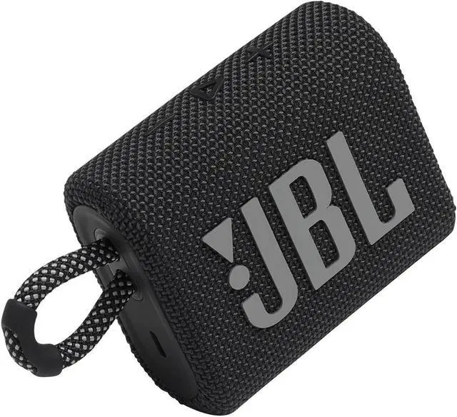 Alt view image 4 of 7 - Go 3: Portable Speaker with Bluetooth Built-in Battery Waterproof and Dustproof Feature - Black