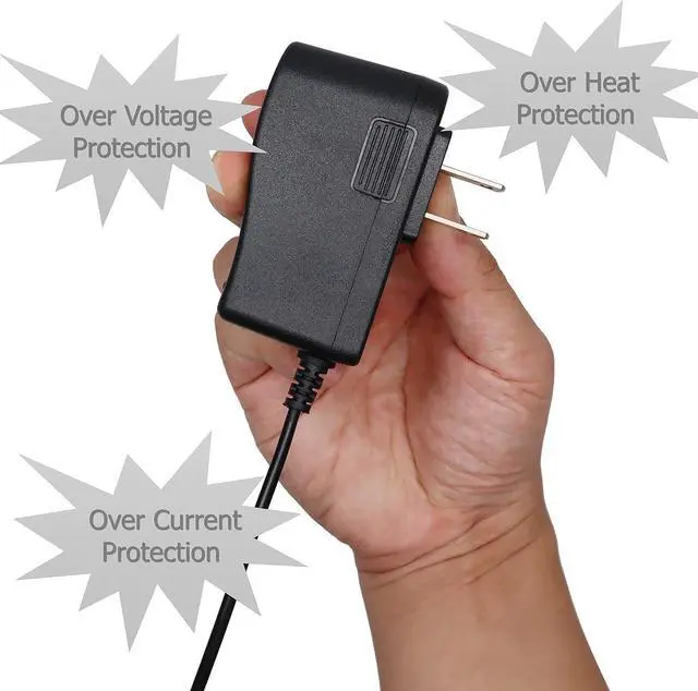 Alt view image 5 of 7 - Excelity AC-DC 5V 1A Wall Charger Power Adapter with Plug 5.5 x 2.5mm / 5.5 x 2.1mm