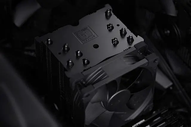 Alt view image 6 of 6 - NH-U9S chromax.Black 92mm Single-Tower CPU Cooler (Black)