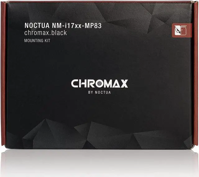 Alt view image 2 of 2 - Noctua NM-i17xx-MP83 chromax.Black, Mounting Kit CPU Coolers on Intel's LGA1700 Platform (Black)