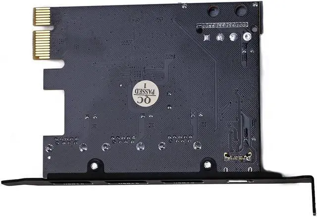 Alt view image 4 of 7 - PCI-E to USB 3.0 Type C +3 Type A Expansion Card - Interface USB 3.0 4-Port Express Card Desktop with 15 pin SATA Power Connector [ Include with A 4pin to 2x15pin Cable + A 15pin to 2X 15pin SATA Y-C