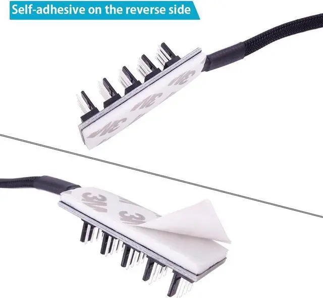 Alt view image 4 of 7 - (2 Pack) 4-Pin PWM PC Case Fan Hub Power Supply Cable 1 to 5 Way Splitter PC Motherboard Fan Power Extension Cable Cord for ATX Computer Case 4-Pin and 3-Pin Cooling Fans