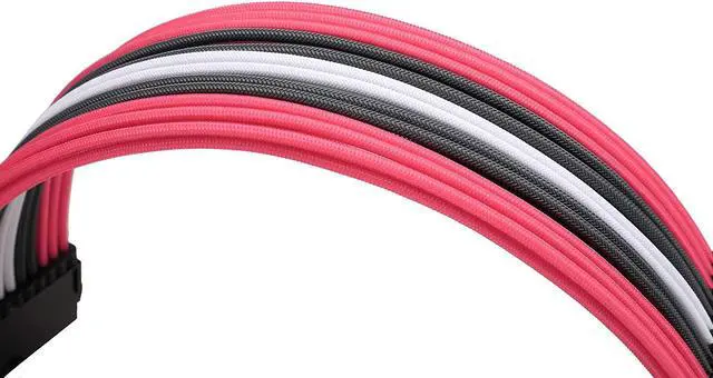 Alt view image 5 of 7 - FormulaMod Sleeve Extension Power Supply Cable Kit 18AWG ATX 24P+ EPS 8-P+PCI-E8-P with Combs for PSU to Motherboard/GPU