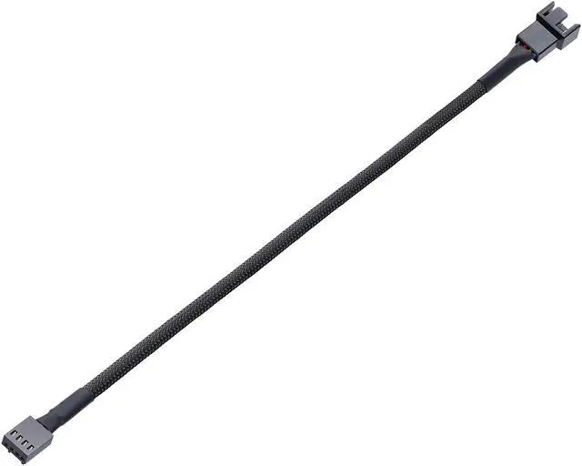 Alt view image 3 of 6 - (10 Pack) 4-Pin PWM Fan Splitter Cable, 10.5"Sleeved Braided Adapter Computer PC Fan Power Extension Cable Converterfor Computer ATX Case 4 Pin 3 Pin Cooling Fan Cable