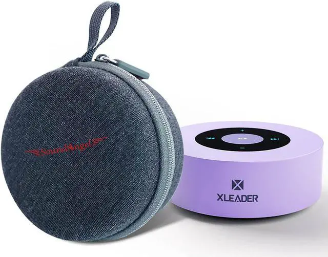 Alt view image 7 of 7 - Bluetooth Speaker SoundAngel Lavender Color Auto Pairing Pocket Speaker with Portable Waterproof Case 3D Sound Mic TF Card Aux for Kitchen Bedroom Yoga Girl Women Gift Purple