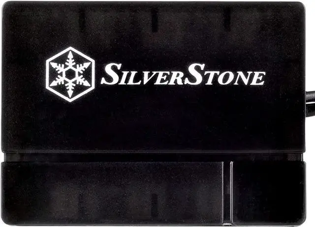 Alt view image 5 of 6 - SilverStone Technology Silverstone 8-Port PWM Fan Hub/Splitter for 4-Pin & 3-Pin Fans* in Black SST-CPF04-USA (Newest Version)