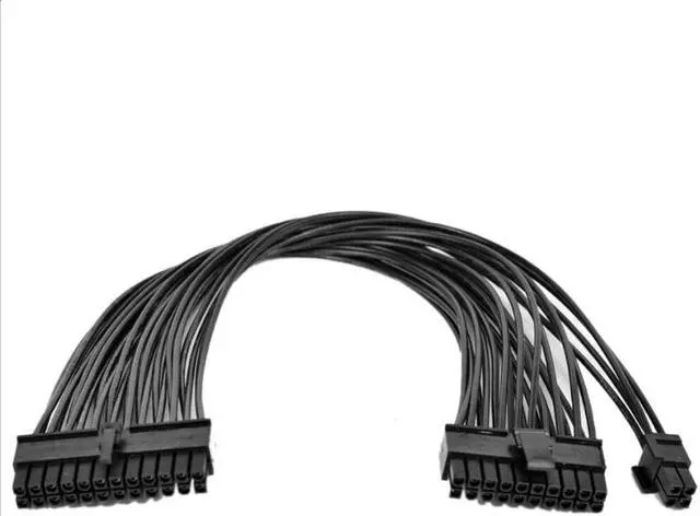 Alt view image 3 of 3 - GinTai 5PCS ATX 24Pin to 20+4Pin Power Supply Cable PSU 20 Pin Male Convert to 24 Pin