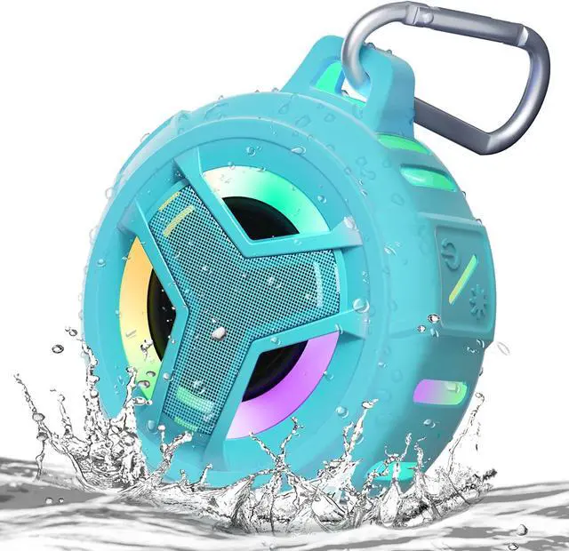 Alt view image 2 of 7 - EBODA Bluetooth Shower Speaker, IPX7 Waterproof Portable Wireless Small Speakers, Floating, 24H Playtime for Home, Beach, Pool, Kayak, Hiking, Boat Accessories, Gifts for Boys, Girls