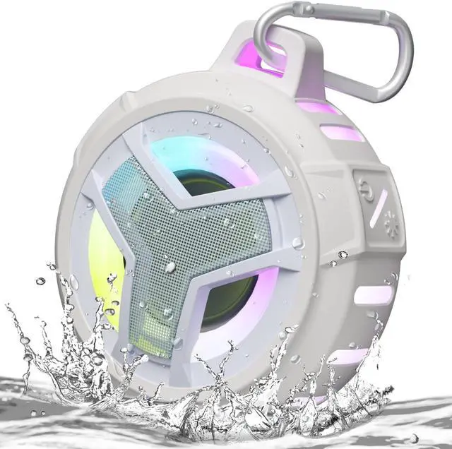 Alt view image 6 of 7 - EBODA Bluetooth Shower Speaker, IPX7 Waterproof Portable Wireless Small Speakers, Floating, 24H Playtime for Home, Beach, Pool, Kayak, Hiking, Boat Accessories, Gifts for Boys, Girls