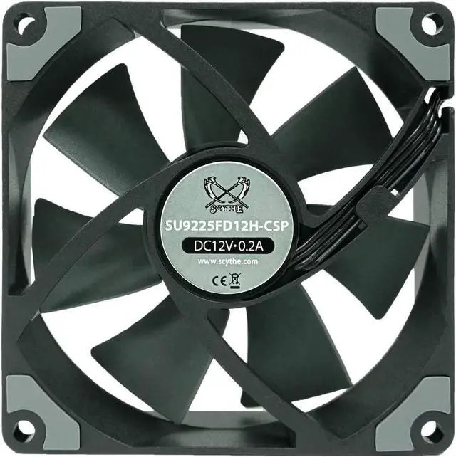 Alt view image 3 of 6 - Scythe Kaze Flex 92mm Fan, PWM 300-2300RPM, Quiet Case/CPU Cooler Fan, Single Pack